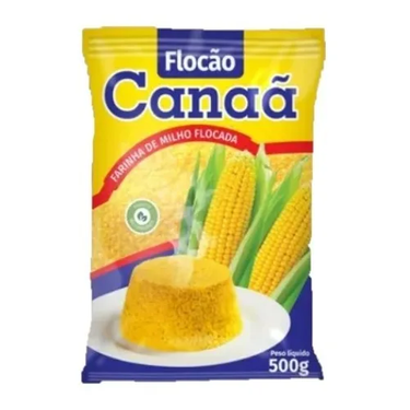 Flocão de Milho não transgênico 500g - Canaã